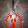 剪刀 工业剪刀 民用剪刀 菜刀王 黑红塑柄碳钢 不锈厨房尖头剪子