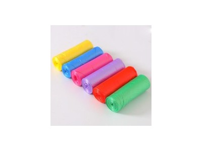 垃圾袋 50*50cm彩色大号加厚垃圾袋 家用一次性连卷点断式垃圾袋图3