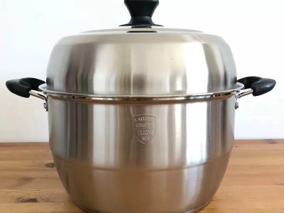 304蒸锅不锈钢大容量 多功能32cm汤锅 锅盖透视 燃气电磁炉通用图3