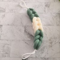 麻花沐浴条欧版手编浴条韩版浴花条柔细沙柔丝80克浴球