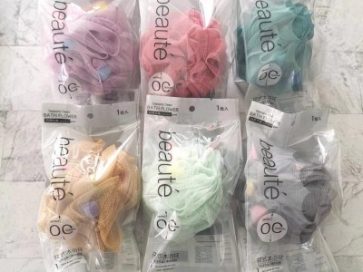 单色浴花球，双色浴花球，花澡巾浴擦图7